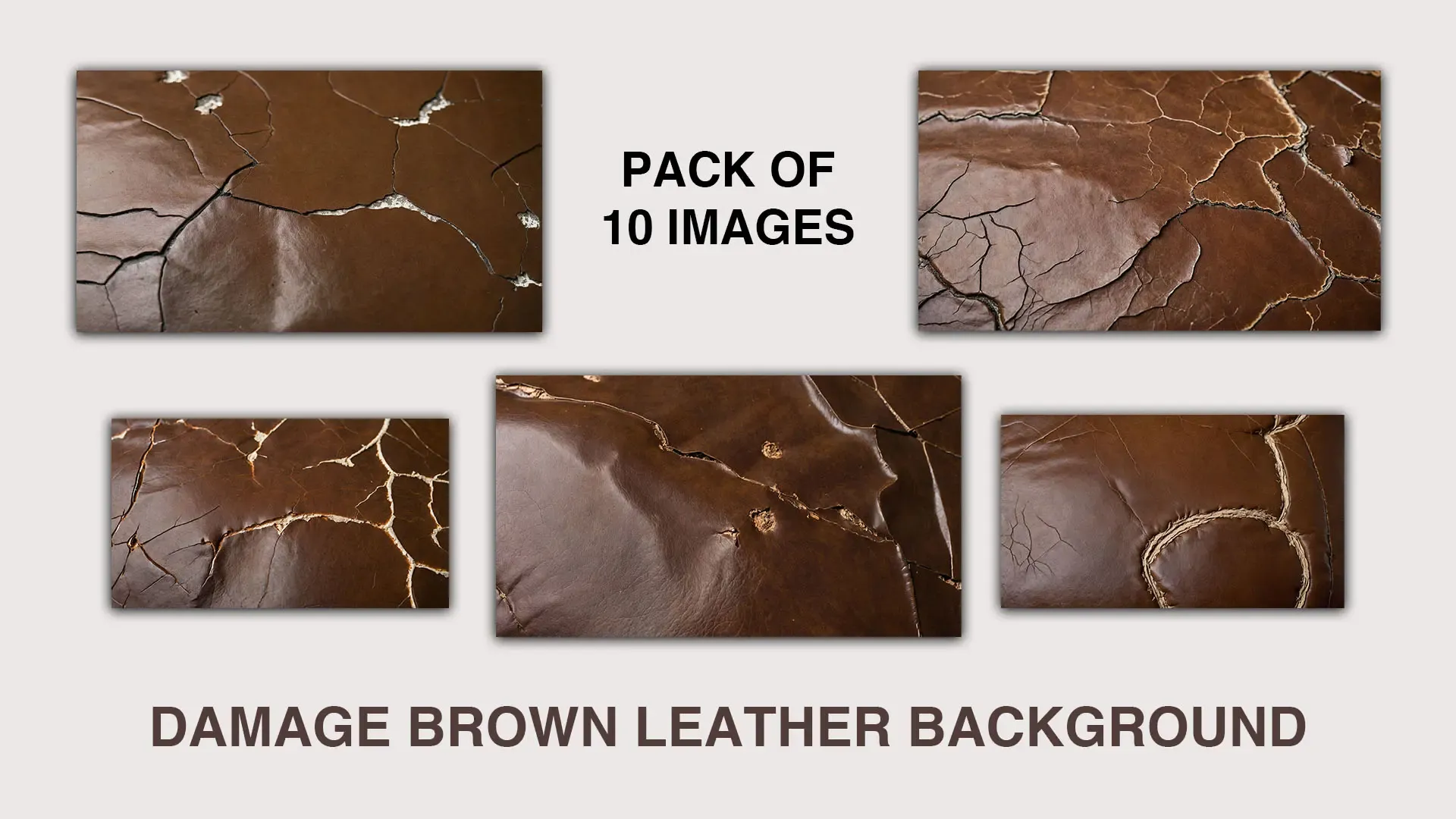 Old Brown Leather Cracks and Imperfections Backgrounds